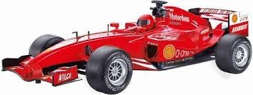 FI RACEWAGEN 1:18 ROOD LI+SND (JOLLY VROOOM FRICTIEAANDRIJVING)